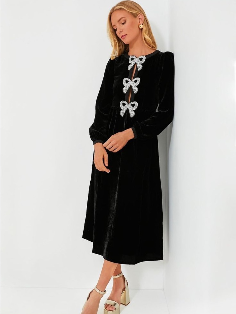 SALONI Camille Bows Dress size 8 NWT